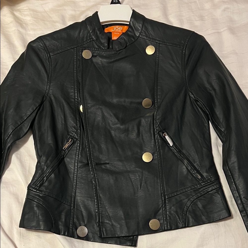 Forest Green Vegan Leather Women's Jacket